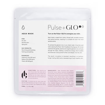 Pulse+GLO Aqua Sheet Masks