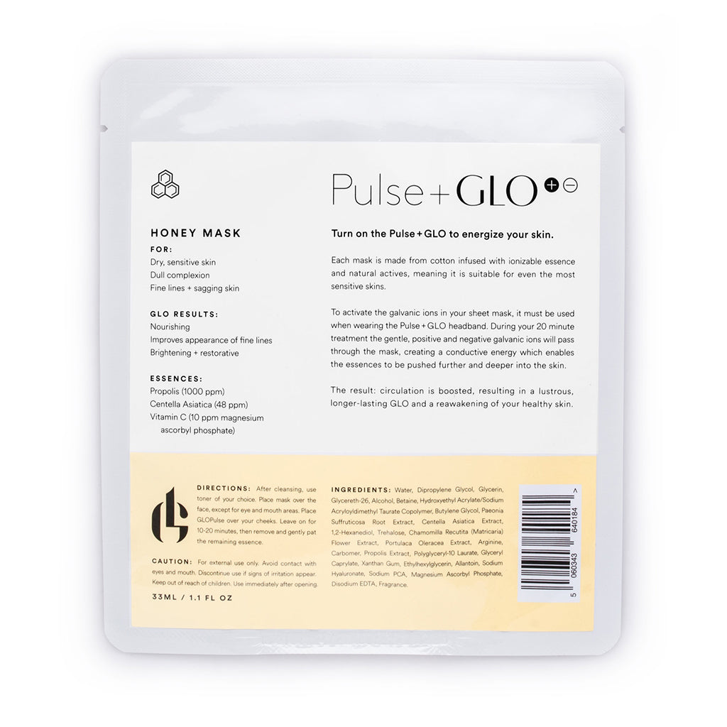 Pulse+GLO Honey Sheet Masks – Georgia Louise